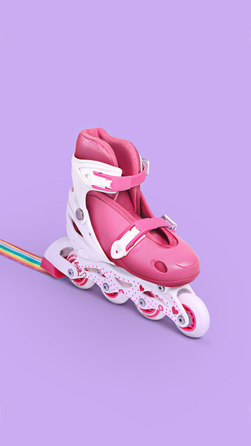 Pra criar o seu caminho e ser quem você quiser. Presenteie com o Roller Infantil Mor.