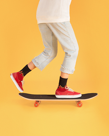 O Skate Mor ajuda no desenvolvimento e garante a diversão das crianças.