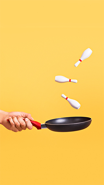 Quando tem antiaderência na cozinha.