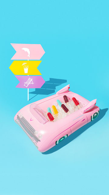 Com o novo Bar Inflável Carro tem sempre razão pra comemorar.