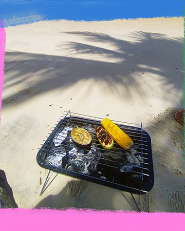 E para garantir a #MolezinhaMor em suas aventuras gastronômicas, a nossa churrasqueira está sempre com ele! 😎☀️